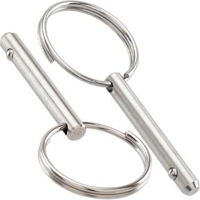 2 PCS Quick Release Pin (35mm), Full 316 Stainless Steel Bimini Top Pins for Shipbuilding, Marine Hardware
