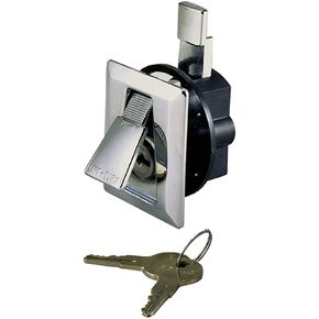 Perko 0921DP0CHR Flush Lock & Latch with 2 Keys, Chrome