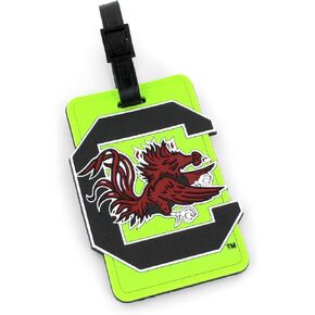 Aminco NCAA South Carolina Fighting Gamecocks Neon Soft Bag Tag