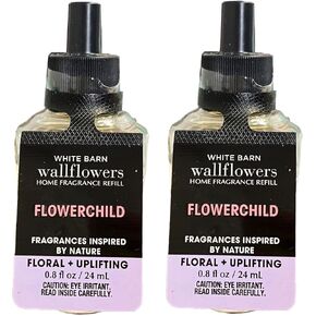 Bath & Body Works Flowerchild Wallflowers Home Fragrance Refills - FLORAL + UPLIFTING - Pack of 2