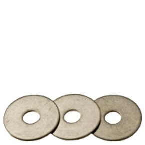 M12 x 37mm OD Stainless Steel Flat Washers (Pack of 5), Corrosion/Rust Resistant, Metric Metal Flat Washers for Screws & Bolts, 18-8 (304) Stainless Steel - by Chipmunk Hardware, SSV77120