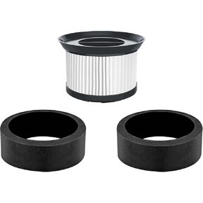 Fette Filter - Replacement HEPA Filter Set Compatible with EIOEIR HC-20G, E20 Pro Cordless Stick Vacuum Electric Brooms - Pack of 1 with 2 Foam