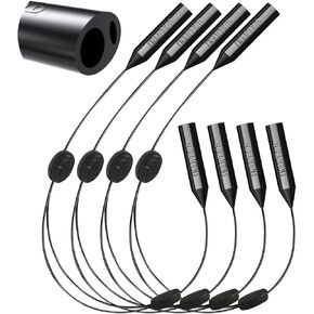 Glasses Strap, upgraded two holes adjustable Glasses holder-No Tail Eyeglasses string strap-Sunglass holder -4 pack