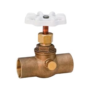 NIBCO 726-LF 1/2 Stop and Waste Valve - Cup No Lead