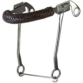 Western CP Braided Leather Nose Hackamore