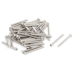 uxcell a15121600ux0550 M4x40mm Stainless Steel Phillips Round Pan Head Machine Screws (Pack of 50)