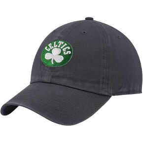 Outerstuff Boston Celtics Youth Boys Girls Size Core Team Logo Adjustable Strapback Hat, Charcoal