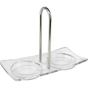 Peugeot Linea Salt and Pepper Mill Tray, Acrylic