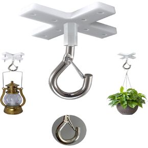Non Trace Wall Ceiling Hooks,Plant Hanging Hooks on Drywall Popcorn Textured,Unsmooth Wall Removable No Drilling,Heavy Duty (Set A)