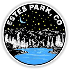 Estes Park Colorado Vinyl Decal Sticker 3" Rocky Mountain National Park
