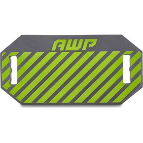 AWP Foam Kneeling Pad for Electricians, Carpenters, Mechanics, Plumbers, Landscapers & More | Shock Absorbing 1.5" Foam Kneeling Work Pad, | High Visibility Green