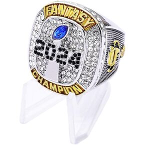 2024 Fantasy Football Championship Trophy Ring Award Prize Sports Winner FFL Champion Ring