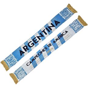Euroscarves Argentina Soccer Knit Scarf (Campeones de América 2024)