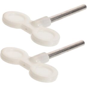 2pcs Hair Scrunchies Winding Keys Replacement Winder Bar Musical Mechanism Key Winding Keys for Windup Jewelry Metal Rod Supplies