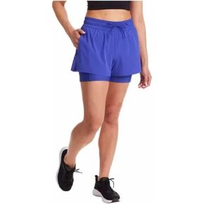 Spyder Ladies' Woven Active Shorts (US, Alpha, X-Large, Regular, Short, Blue)