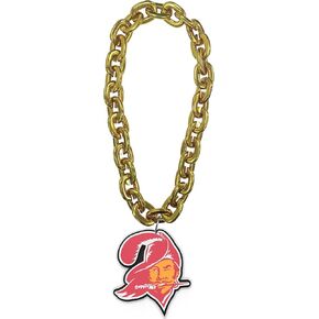 aminco Tampa Bay Buccaneers Throwback Logo NFL Fan Chain, Gold