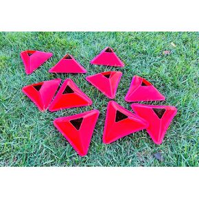 Unicorn Co Premium Football Soccer Agility Plyometric Training Triangle Plate Cones 20pcs