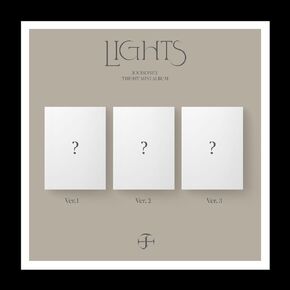 Monxta X Joohoney LIGHTS 1st Solo Mini Album Standard Version.3 CD+84p PhotoBook+1p PhotoCard+2ea Paper Ornament+Tracking Sealed