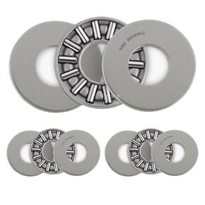 XIKE TC1018 Thrust Needle Roller Bearings with Washers 5/8" Bore 1-1/8" OD 5/64" Width 3pcs