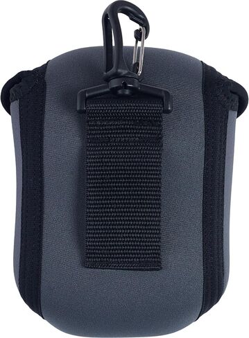 Neoprene Universal Water Resistant Golf Rangefinder Case, Utility Valuables, Tees, Balls, Key Pouch with Magnetic Closure, Clip (Grey) in Saudi Arabia