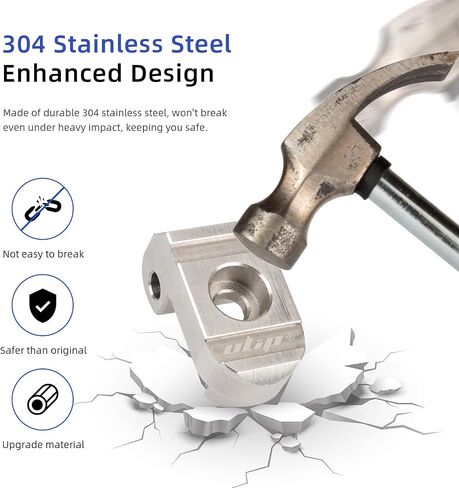 ulip Front Folding Hook Lock 304 Stainless Steel Buckle Latch with 2 Pcs Pins Scooter Accessories for Xiaomi M365 Pro Pro2 1S MI3 Essential Lite Electric Scooter in Saudi Arabia