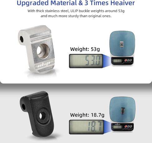 ulip Front Folding Hook Lock 304 Stainless Steel Buckle Latch with 2 Pcs Pins Scooter Accessories for Xiaomi M365 Pro Pro2 1S MI3 Essential Lite Electric Scooter in Saudi Arabia