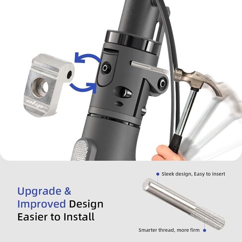 ulip Front Folding Hook Lock 304 Stainless Steel Buckle Latch with 2 Pcs Pins Scooter Accessories for Xiaomi M365 Pro Pro2 1S MI3 Essential Lite Electric Scooter in Saudi Arabia
