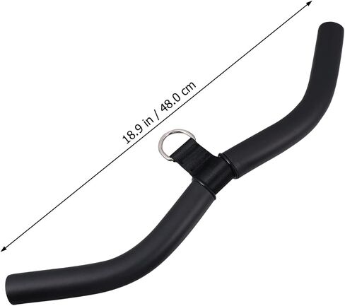 SUPVOX 1pc Fitness Bar Adjustable Hand Bar Cable Attachment Adjustable Barbell Cable Machine Attachment Cable Machine Accessories Down Biceps Bar Curl Bar Tool Portable Steel in Saudi Arabia