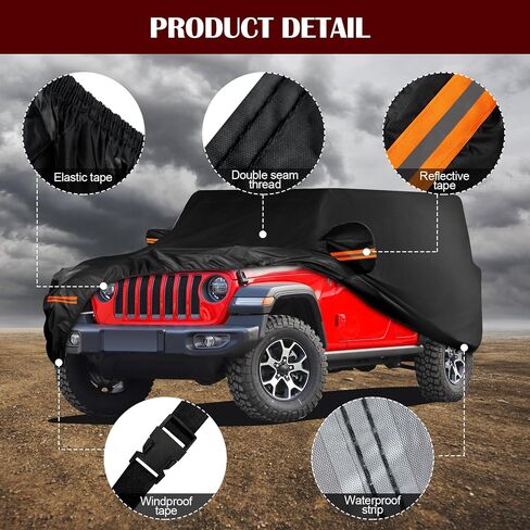 Truck Cover Waterproof All Weather, Migaven Waterproof UV-Proof Windproof Truck Covers for Ford F150 Silverado 1500 Ram 1500 Toyota Tundra, Length Up to 240'' in Saudi Arabia