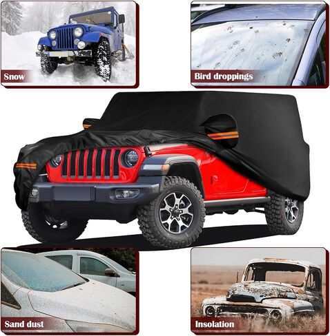 Truck Cover Waterproof All Weather, Migaven Waterproof UV-Proof Windproof Truck Covers for Ford F150 Silverado 1500 Ram 1500 Toyota Tundra, Length Up to 240'' in Saudi Arabia