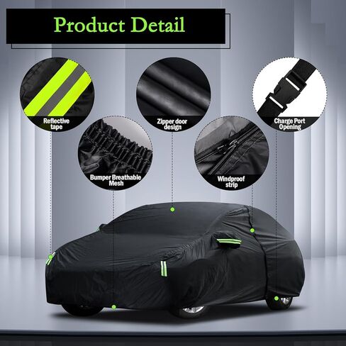 Truck Cover Waterproof All Weather, Migaven Waterproof UV-Proof Windproof Truck Covers for Ford F150 Silverado 1500 Ram 1500 Toyota Tundra, Length Up to 240'' in Saudi Arabia