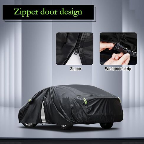 Truck Cover Waterproof All Weather, Migaven Waterproof UV-Proof Windproof Truck Covers for Ford F150 Silverado 1500 Ram 1500 Toyota Tundra, Length Up to 240'' in Saudi Arabia
