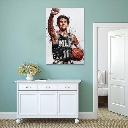 Basketball Star Damian Lillard Watercolor Sports Art Poster Picture Print Modern Family Office Posters. Unframe-style-4, 12x18inch(30x45cm) in Saudi Arabia