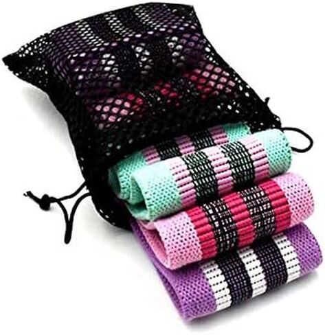 3 Levels Resistance Bands for Legs and Butt Exercise Bands, Women Sports Fitness Band for Squat Glute Hip Training - Non Slip Elastic Booty Bands in Saudi Arabia