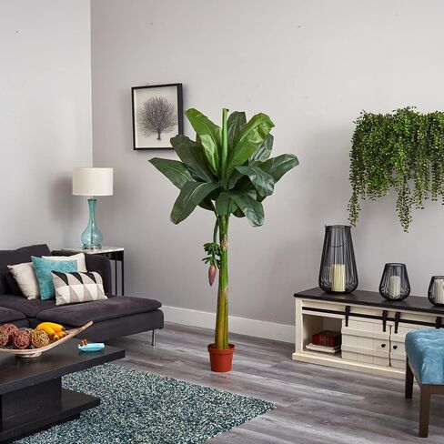 Nearly Natural 6ft. Banana Silk Tree (Real Touch) in Saudi Arabia
