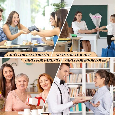 6 قطع هدايا لمحبي الكتب للنساء، هدايا كتابية للنساء، هدايا شموع مكتبة قديمة، هدايا شموع الصويا لمحبي الكتب، هدايا شكر لمكتبة القراءة in Kuwait