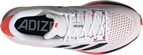 أديداس Adizero Sl أبيض/أسود/أحمر ساطع 1 9 D (M) in Saudi Arabia