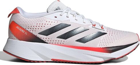 أديداس Adizero Sl أبيض/أسود/أحمر ساطع 1 9 D (M) in Saudi Arabia