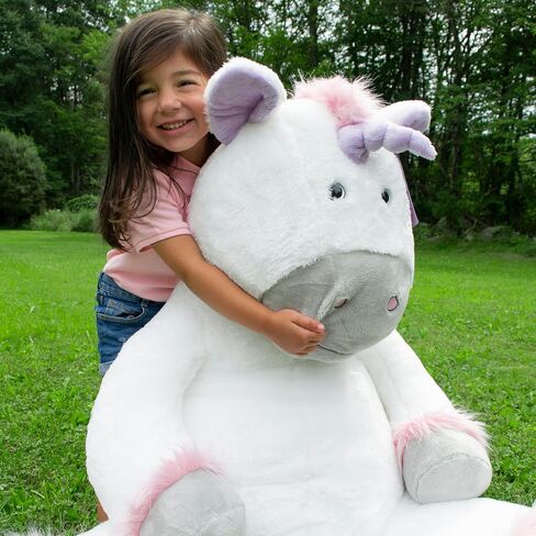 Melissa & Doug Gentle Jumbos Unicorn Giant Stuffed Plush Animal (Sits Nearly 3 Feet Tall) ,36 inches in Saudi Arabia