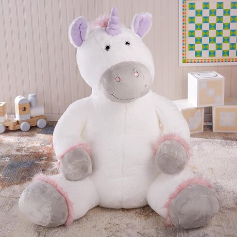 Melissa & Doug Gentle Jumbos Unicorn Giant Stuffed Plush Animal (Sits Nearly 3 Feet Tall) ,36 inches in Saudi Arabia