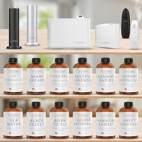 Levona Scent Lavanda 2000 Diffuser - HVAC System with Smart App Control, Scent Diffuser for Whole House, Office, Hotel, & Large Spaces - Coverage 6000 sq ft - Includes Miami Dreams 700ml Essential Oil in Saudi Arabia