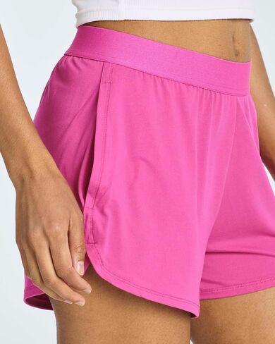 3 Pack Women's 3" Dry-Fit Dolphin Running Shorts with Pockets - Athletic Gym Workout Basketball Sports Shorts in Saudi Arabia