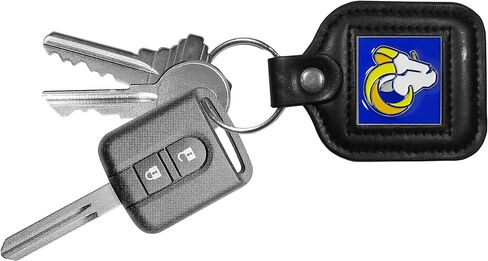 سلسلة مفاتيح جلدية مربعة للجنسين من Siskiyou Sports NFL in Kuwait