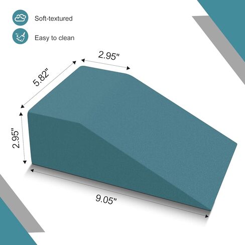 2 حزمة من كتل إسفين القرفصاء، كتل إسفين داعمة لتمرين معصم القدم للقرفصاء، واليوجا، والضغط، والتوازن، والتمدد، والقوة، والبيلاتس، واللوح الخشبي، والعلاج الطبيعي، وكتلة رفع EVA للرجال والنساء in Kuwait
