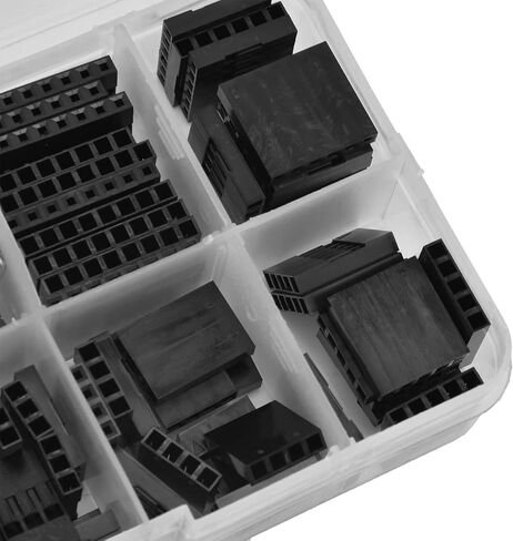 Crimp Pin Terminal Kit, 310pcs 2.54mm Crimp Pin Jumper Wire Crimp Pin Wire Jumper Cable Pin Header Connector Housing Assortment Kit with Plastic Case for Circuit Wiring, Pin Connectors in Saudi Arabia