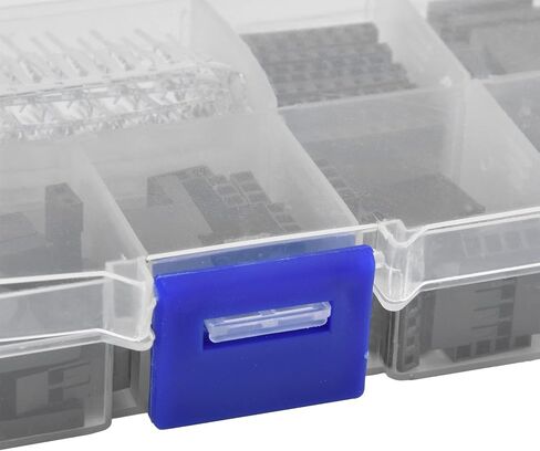 Crimp Pin Terminal Kit, 310pcs 2.54mm Crimp Pin Jumper Wire Crimp Pin Wire Jumper Cable Pin Header Connector Housing Assortment Kit with Plastic Case for Circuit Wiring, Pin Connectors in Saudi Arabia