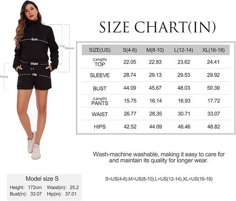 Women's 2 Piece Outfits Sets Sweatsuit Half Zip Sweatshirts and shorts with pockets Lounge Sets Tracksuits in Saudi Arabia