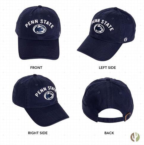 قبعة بيسبول لجامعة ولاية بنسلفانيا من Desert Cactus Penn Pennsylvania PSU Nittany Lions قبعات مطرزة ذات حواف قابلة للتعديل بحزام قماش للبالغين (نمط D1) in Saudi Arabia