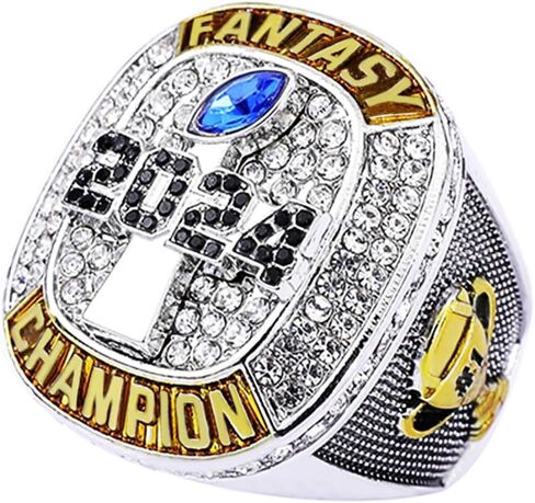 جائزة 2024 Fantasy Football Championship Trophy Ring Award الفائز الرياضي FFL Champion Ring in Kuwait