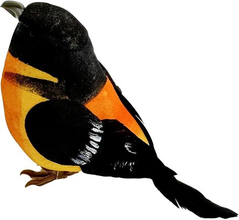 LWINGFLYER طائر الحسون الأصفر الأمريكي الواقعي للطيور الاصطناعية نموذج الطيور الريش لتزيين الفنون والحرف اليدوية صور الدعائم ترتيبات الأزهار ديكور المنزل التماثيل in Kuwait